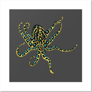 Blue-ringed octopus Posters and Art